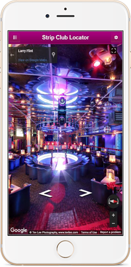 Strip club locator app